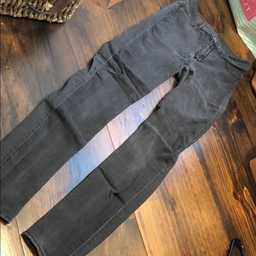 H&M black high waisted jeans